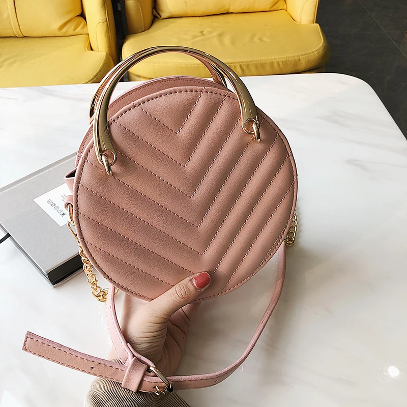 Новая мода нежный мини из искусственной кожи Сумка Для женщин сумки цепи Crossbody