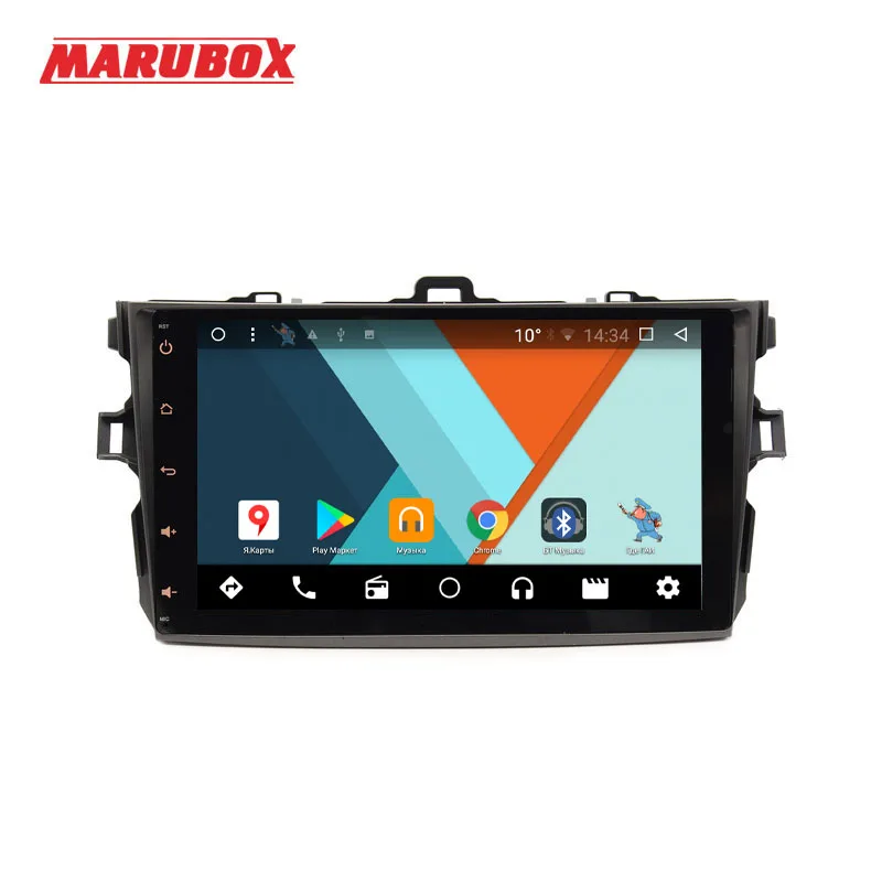 MARUBOX 9A101MT8 Автомобильный мультимедийный плеер для Toyota Corolla 2006 2011 Восьмиядерный
