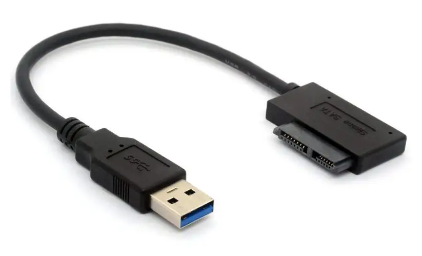 

LBSC USB 3.0 to 7+6 13Pin Slimline SATA Cable Adapter for Laptop CD DVD Rom Optical Drive