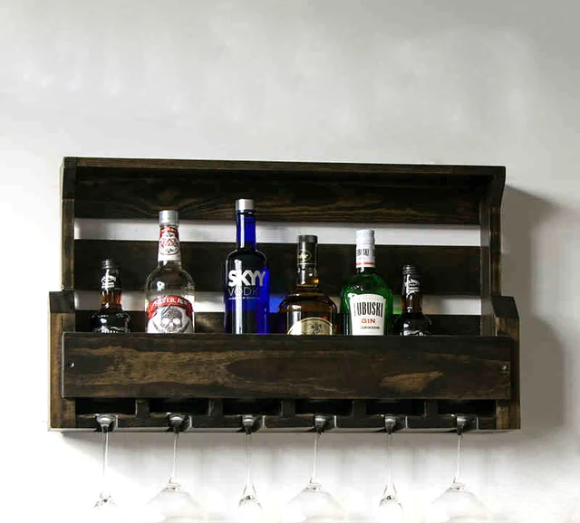 Vintage Wine Rack Kitchen Wall Hollow Wood Creative Vintage Wine Rack Kitchen Wall Hollow Wood Creative Wooden Old