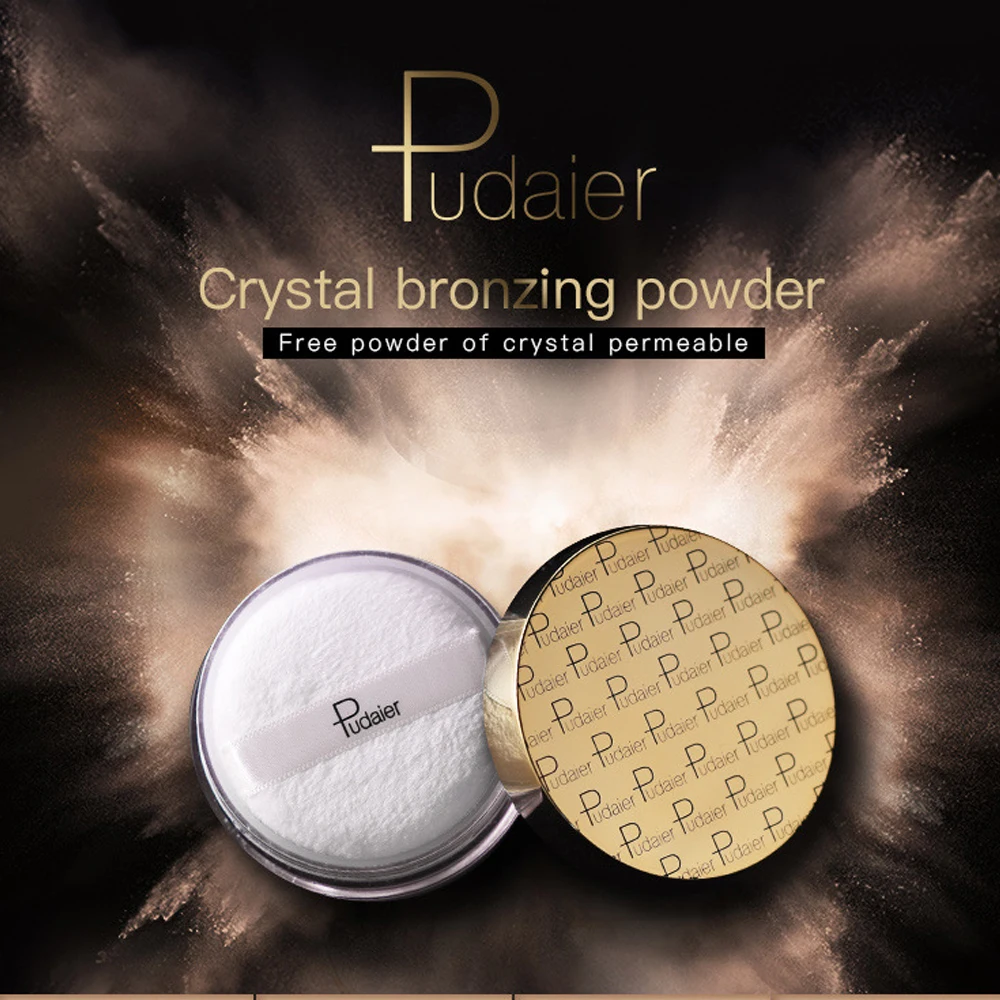 

Pudaier Makeup loose high lighter Powder Mineral Matte Pearl Bronzing Powder Contour concerler Powder Highlighting Cosmetics