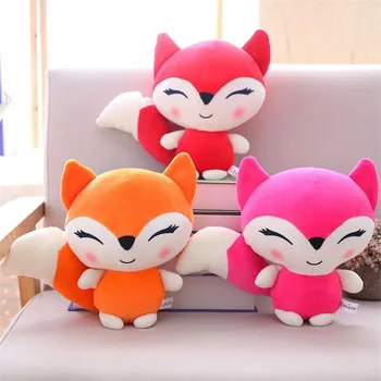 

22cm Cute Fox Dolls Plush Animals Soft Stuffed Pillow Foxes Toys for Kids Gift