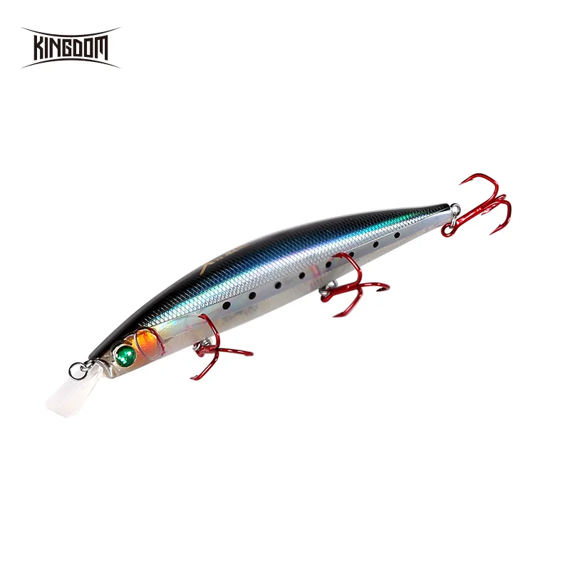 

Kingdom Fishing lures Changeable lip Floating Minnow Pencil Switchable Lilps artificial baits for sea bass wobblers model 5358