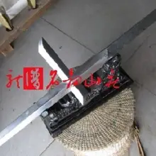 S2519 Боевые искусства кунг-фу крест копье боковая ножевая длинная стальная ручка POLEARM 79"