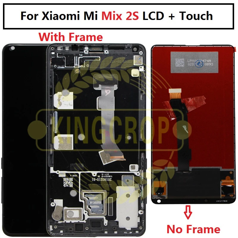 Pour Xiaomi Mix 2S Mix2S LCD avec cadre Affichage Écran Tactile Numériseur  Pour Xiaomi Mi MIX Mélange 2 Mix 2S | AliExpress