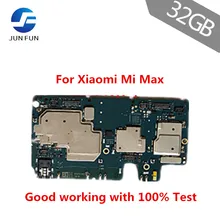 Бренд Jun Fun 32GB разблокированная основная плата Материнская плата разблокированная с чипами шлейф для Xiaomi Mi Max