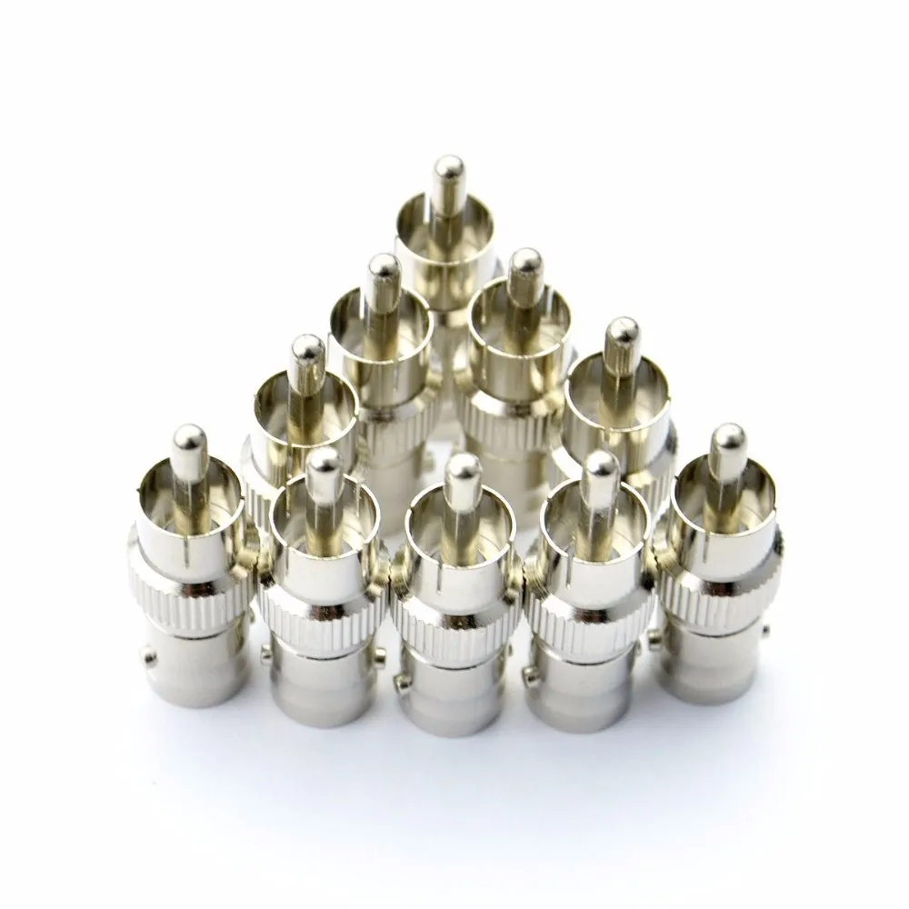 

100pcs BNC Female to RCA Male Video Connector Adapter Coupler CCTV Security Camera