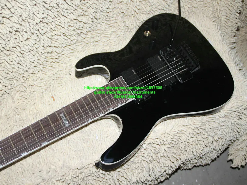

Custom Black 7 Strings Electric Guitar New Arrival guitars high quality from China Guitar Factory free shipping