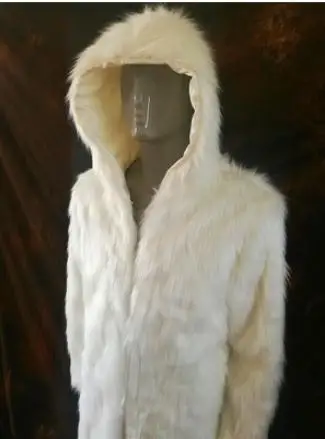 Мужская куртка из искусственного лисьего меха длинная теплая куртка из искусственной кожи с перьями павлина зимние осенние мужские пальто из искусственного меха K1128 - Цвет: color 11