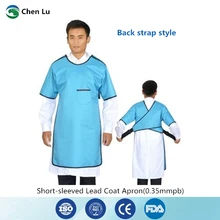 Прямая больничное Медицинское использование ионизирующей радиационной защиты 0,35 mmpb свинцовый фартук рентгеновская защитная одежда