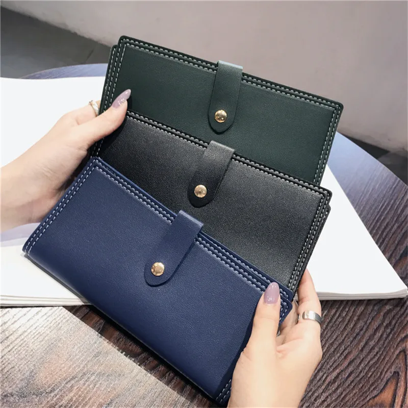 

Fashion Women Wallets PU Leather Leather Women Clutch Bag Hasp Zipper Wallet Card Holders Clutch Money Bag BB365