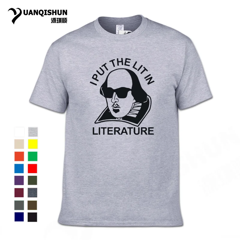 Harajuku Hipster Men T Shirt I Put The Lit In Literature Fashion Men Tops 2019 Boutique 16 Colors Cotton T-shirt Poleras Hombre Harajuku Hipster Men T Shirt I Put The Lit In Literature Fashion Men Tops 2019 Boutique 16 Colors Cotton T-shirt Poleras Hombre