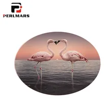 Ins стиль Фламинго шаблон пол ковер Леди Йога круглая подушка Товары для дома Спальня Нескользящие коврики современный коврик Декор для пола