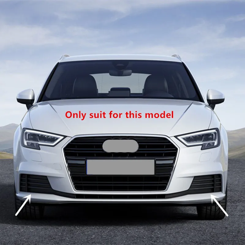 14 шт. передние противотуманные фары для Audi A3 Sportback Hatchback 2017 2018|Тюнинговые молдинги|
