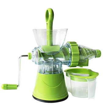 

DUOLVQI Manual Hand Crank Juicer Fruit Vegetable Press Squeeze Machine Durable Multifunction Ice Cream Maker Kitchen Tool