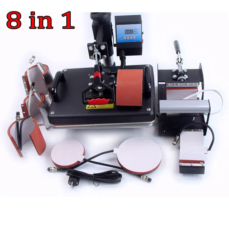 8 in 1 heat press machine