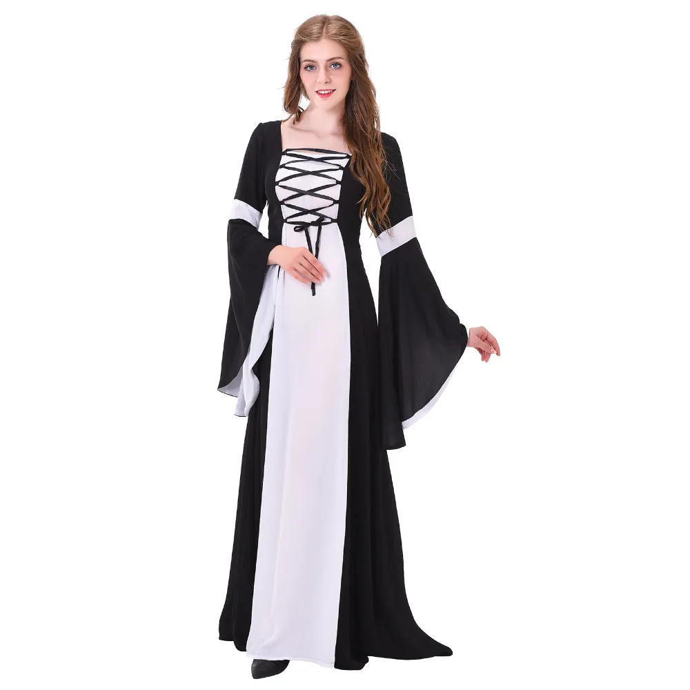 medieval dress black