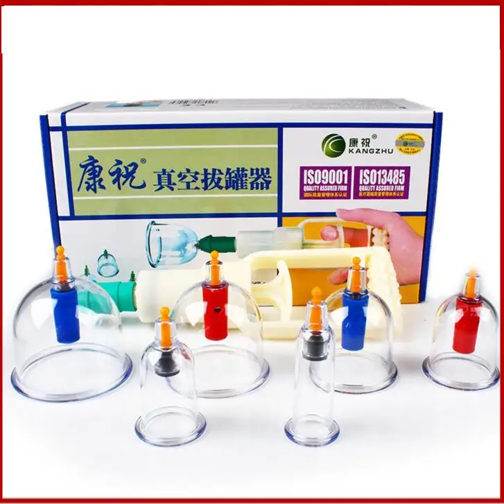 

3 / 6 / 12 Pieces Kangzhu Massage Vacuum cupping set Suction Cups Chinese Traditional Cupping jar Acupunture Vacuum Cupping Set