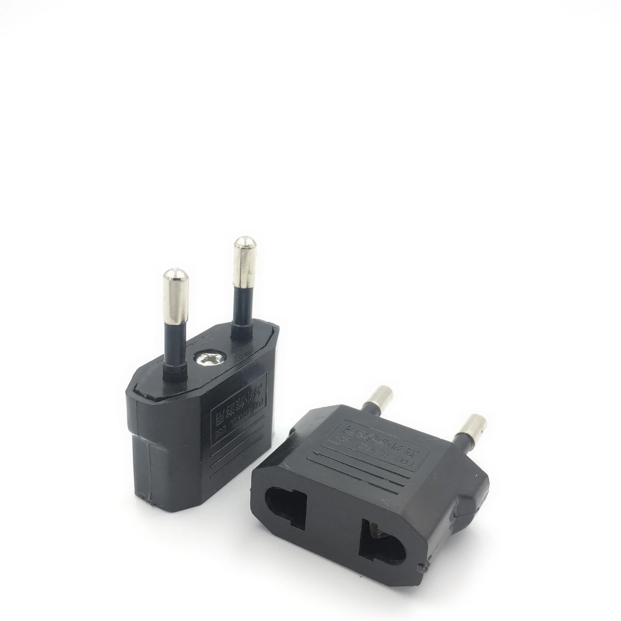 

New CN US To EU Euro Europe Plug Adapter 2 Round Socket Converter Travel Electrical Power Adapter Socket China To EU Plug