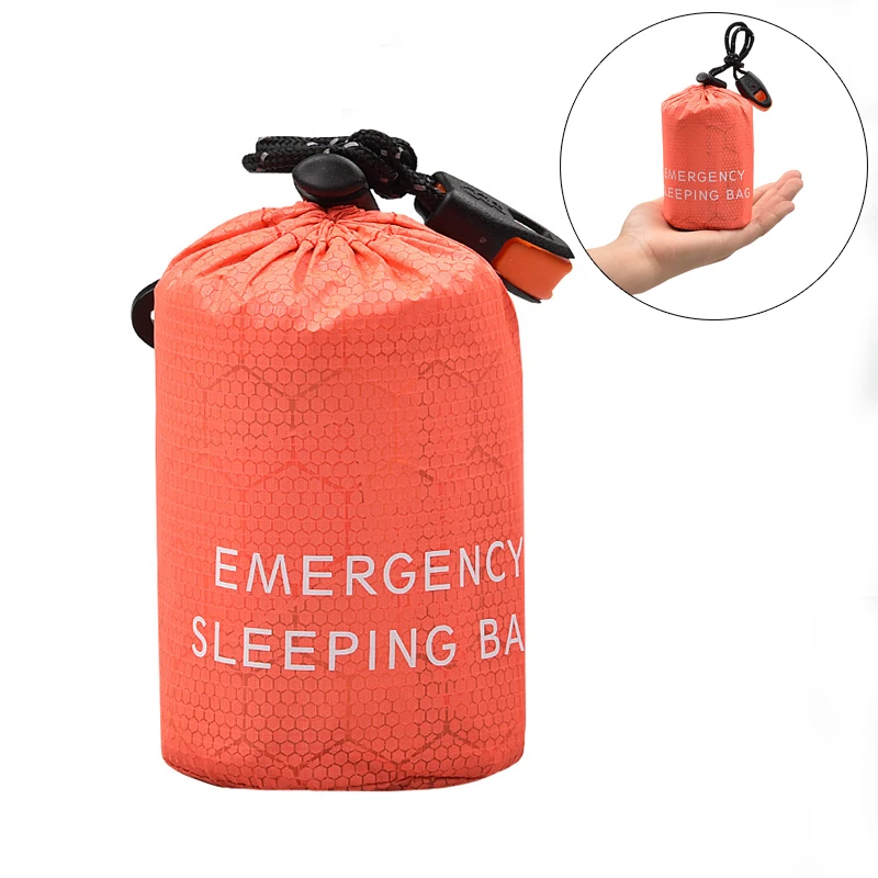 

New Portable Camping Sleeping Storage Bag cover Outdoor Emergency Sleeping Bag Case with Drawstring Sack for Camping Hiking