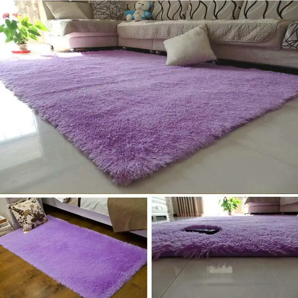 Fluffy Rugs Anti Skiding Gy Area Rug Dining Room Carpet Floor Fluffy Rugs Anti Skiding Gy Area
