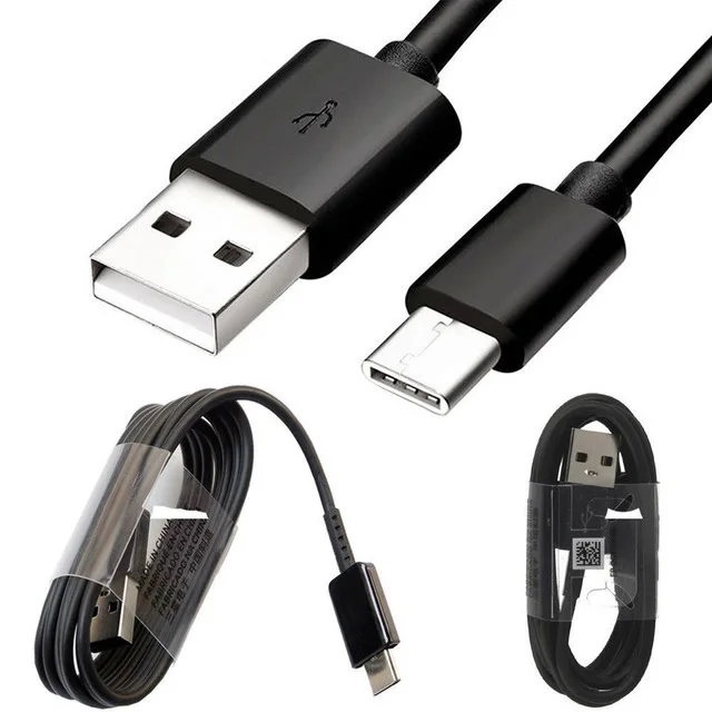 

20 PCS Original USB Type C Cable for Samsung Galaxy S8 2A USB Type-C Fast Charger Mobile Phone Cables for Samsung S8 Plus S9