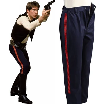 

Star Cosplay Wars ANH A New Hope Han Solo Pants Cosplay Costumes Halloween Party For Adult Men
