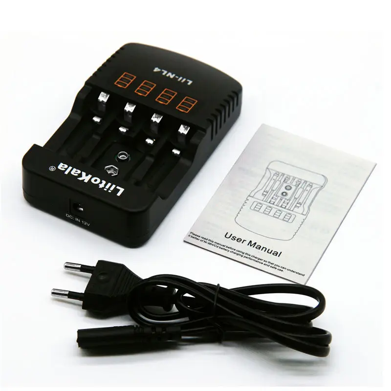 Liitokala-lii-NL4-carregador-de-bateria-AAA-Ni-MH-Ni-Cd-bateria-AA-universal-de-carga