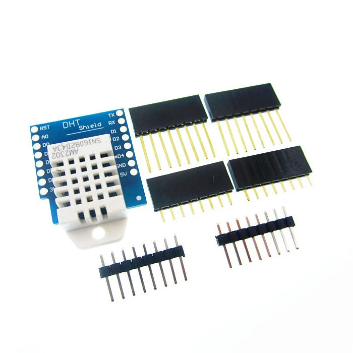 

HAILANGNIAO DHT Pro Shield for WeMos D1 mini DHT22 Single-bus digital temperature and humidity sensor module sensor