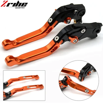 

CNC Aluminum Motorcycle lever For KTM duke 125 200 390 DUKE 2014-2017 2018 Adjustable Foldable Lengthening brake clutch levers