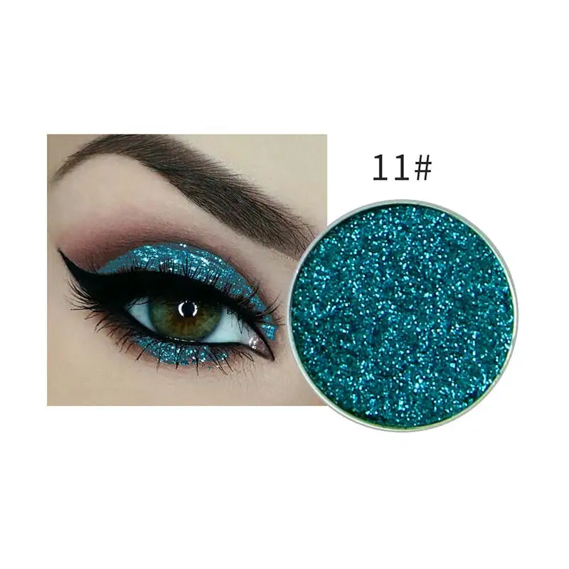 NICEFACE одиночный блеск 15 цветов Flash Diamond тени для век Shimmer Eye Shadow MH88 - Цвет: As picture