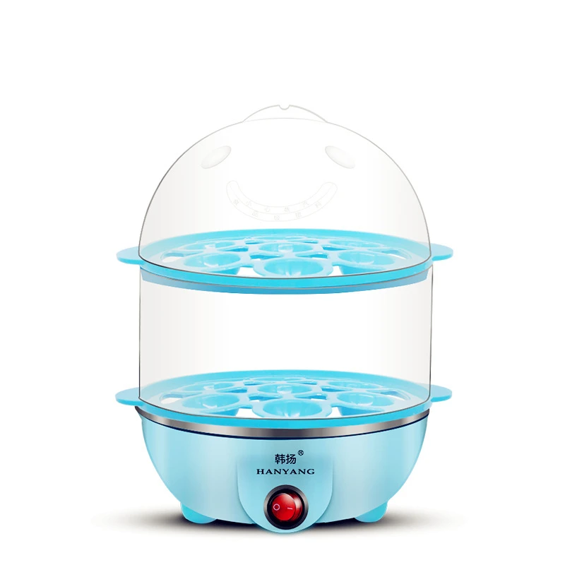 Multifunctional Electric 14 Egg Boiler 220V plastic egg double boiler