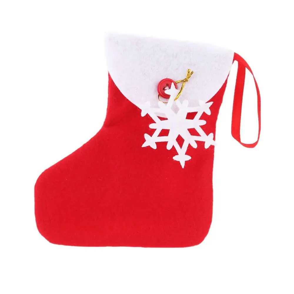 

New Style Mini Christmas Tree Hanging Socks Ornament Candy Pack XMAS Decoration