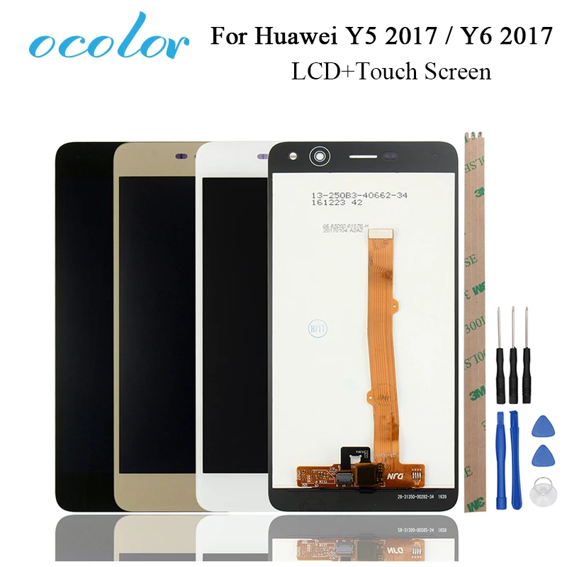 Ocolor For Huawei Y5 2017 Y6 2017 Lcd Display+touch Screen 5.0 Inch
