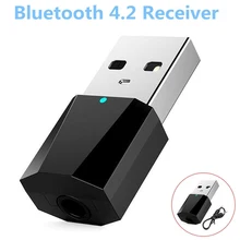 1 шт. USB Bluetooth 4,2 стерео аудио приемник для ПК MP3 MP4 Динамик Наушники