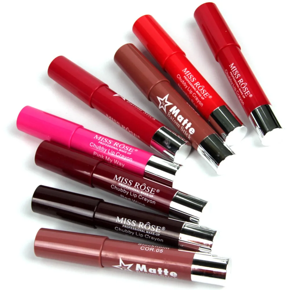 Fashion Makeup Matte Lip Cosmetics Long Lasting Red Sweet Color