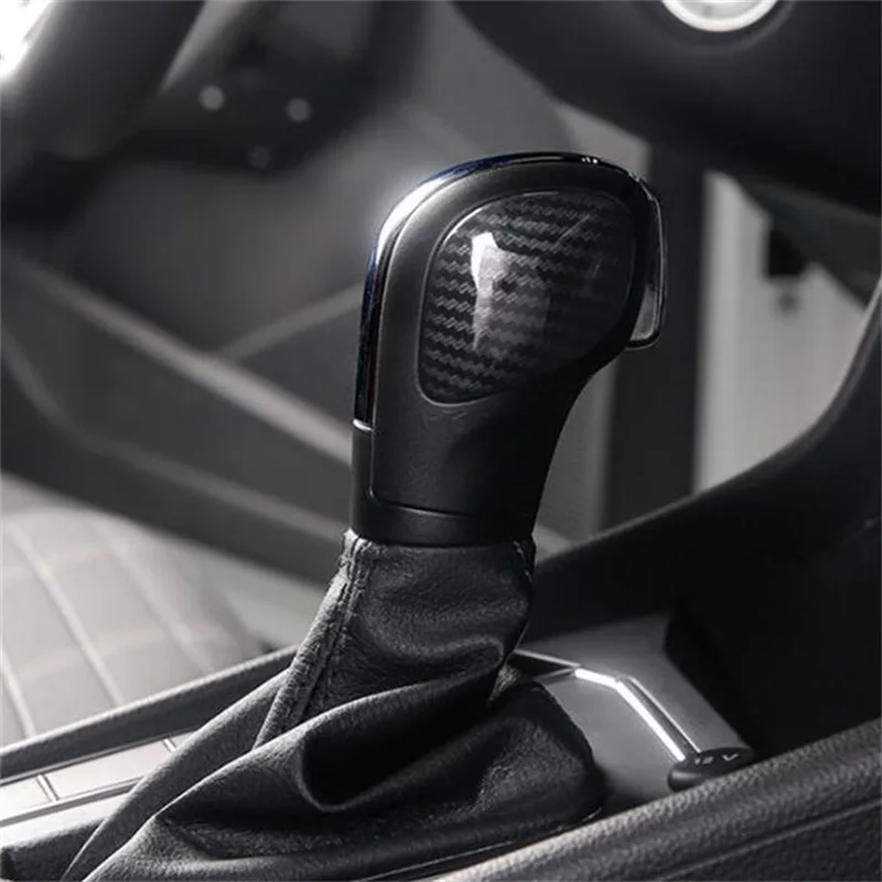 

For Volkswagen Tiguan 2011-2018 Car Auto Gear Shift Knob Lever Handle Cover Trim ABS Plastic Chrome Styling Car Accessories