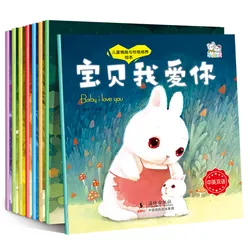 Livro de história curto chinês e inglês, 8 tamanhos para crianças e bebês desenvolverem bom, livro de fotos, livro de história 0 6 anos