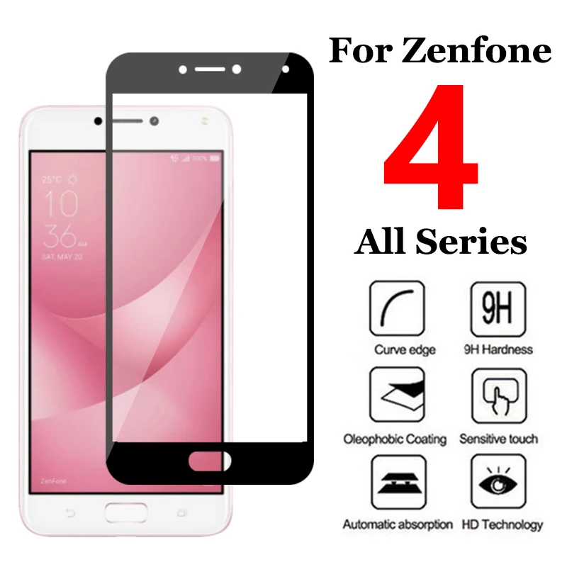 Полное покрытие Защитное стекло для Asus Zenfone 4 Max ZC554KL ZC520KL защита экрана Tremp Selfie ZD553KL