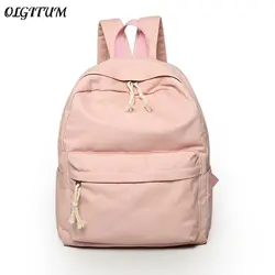 Торговый рюкзак женский новый милый рюкзак из хлопка дизайн для молодежи обувь девочек повседневное простой школьная сумка дорожная