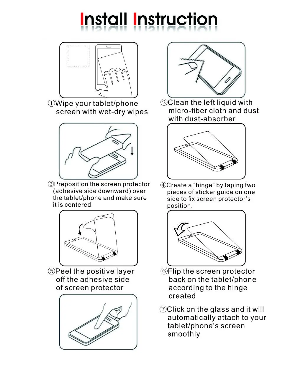 tablet stand for desk Tempered Glass Screen Protector for Kobo Nia 2020 glo clara HD touch 6-inch android tablet with keyboard