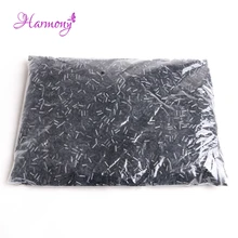 10 000 шт./пакет 3,0x2,6x6,0 мм Прямые Медные кольца мини-замки без раструбные медные микрокольца, бусины для наращивания волос