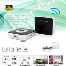 Portable Multifunction Wifi Mini Camcorder Camera HD 720P Digital Loop Video Recorder Car DV DVR Micro Webcam Remote Monitor Cam