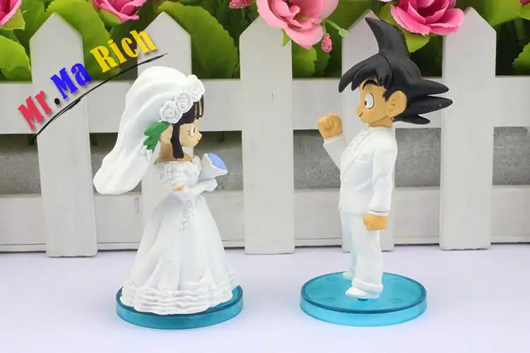2 шт./лот мяч Z Goku Chichi Свадебный Рисунок милая Коллекционная модель