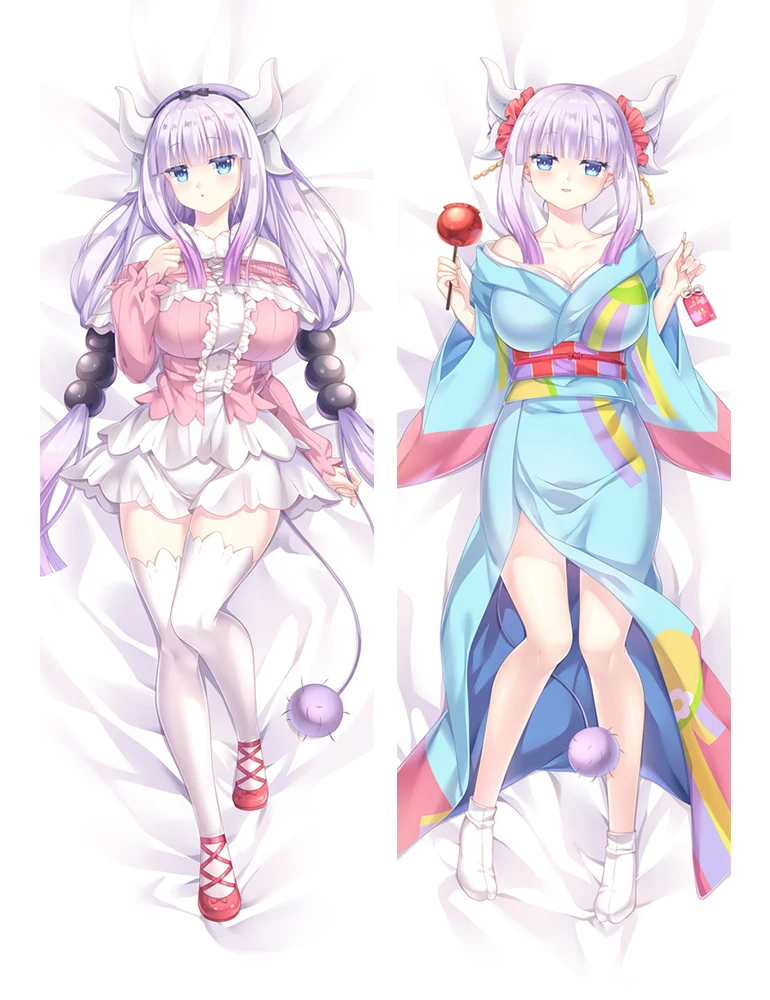 Обновление апреля аниме Miss Kobayashi's Dragon Maid Dakimakura Tohru &amp Kanna Kamui Elma наволочка для