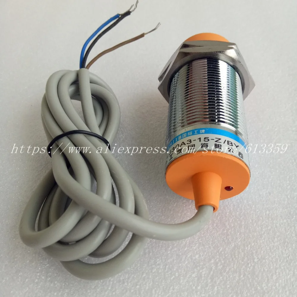 

2PCS M30 Inductive Proximity Sensor 6-36VDC 3-Wire NPN PNP NO NC 300mA Sn-15mm LJ30A3-15-Z/BX AX BY AY