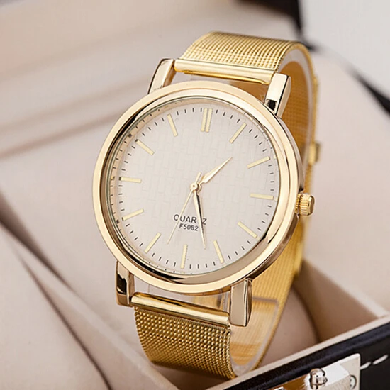 New fashion gold band watches women relogio de ouro full stainless steel ladies New fashion gold band watches women relogio de ouro full stainless steel ladies