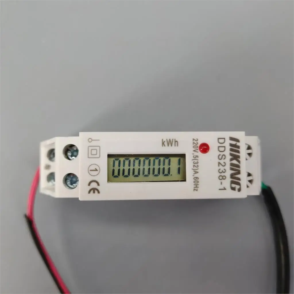 Однофазный счетчик энергии на din рейке 220 В 60 Гц 5 (32)|lcd mp3|lcdmeter earth |