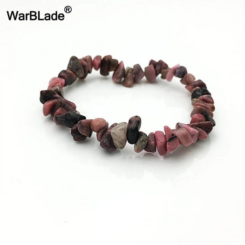 Женский браслет с драгоценным камнем WarBLade нестандартный и кристаллами Самородок