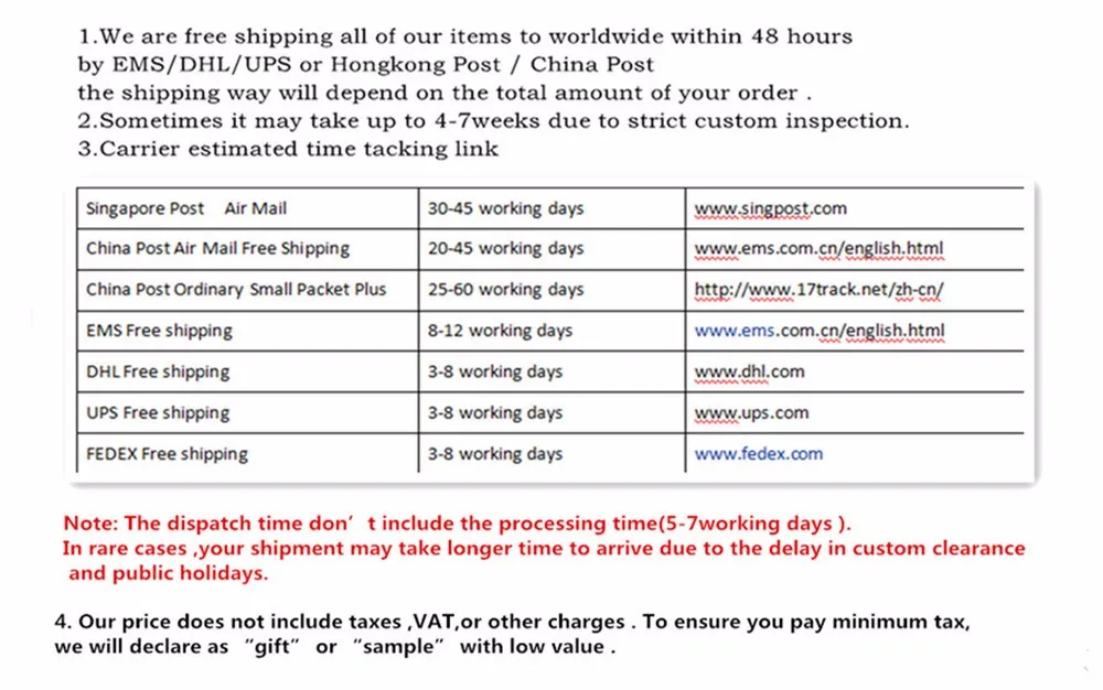 Shipping